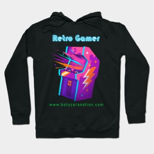 Retro Gamer Logo 8 Hoodie